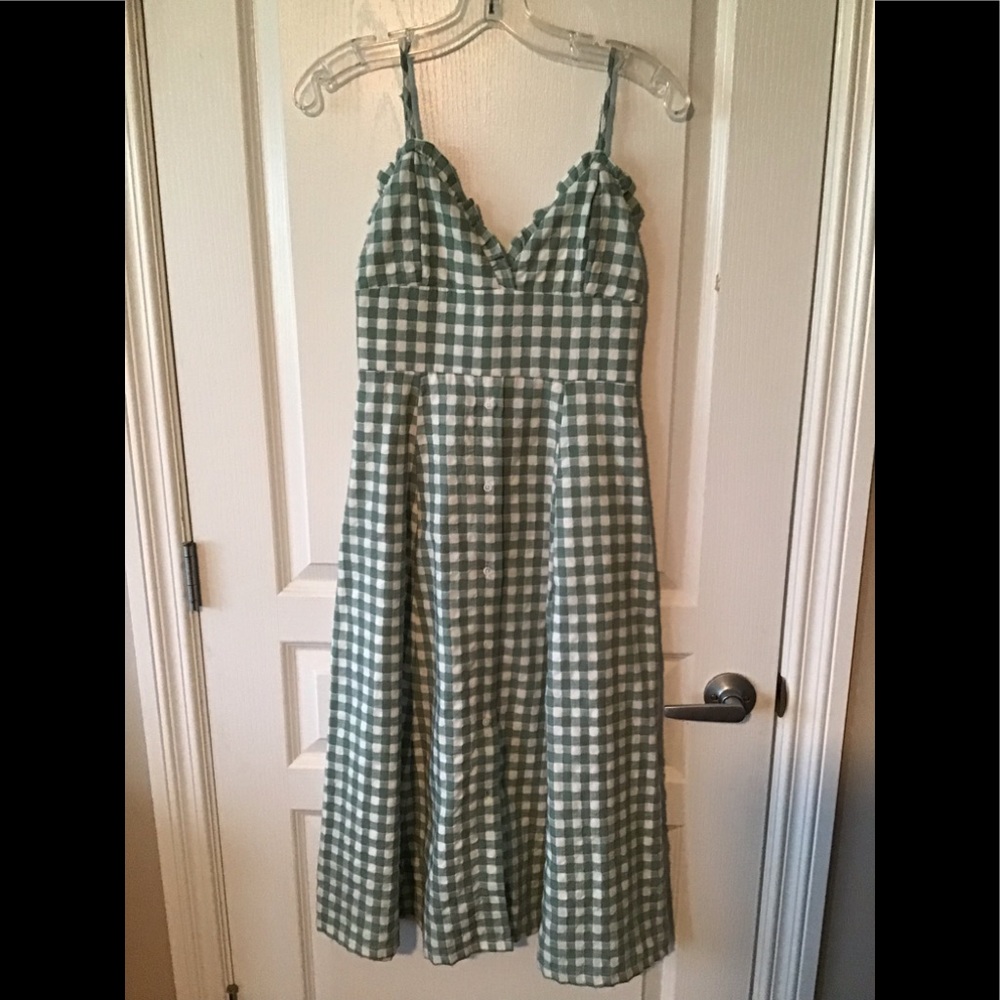 Womens English Factory Gingham Dress